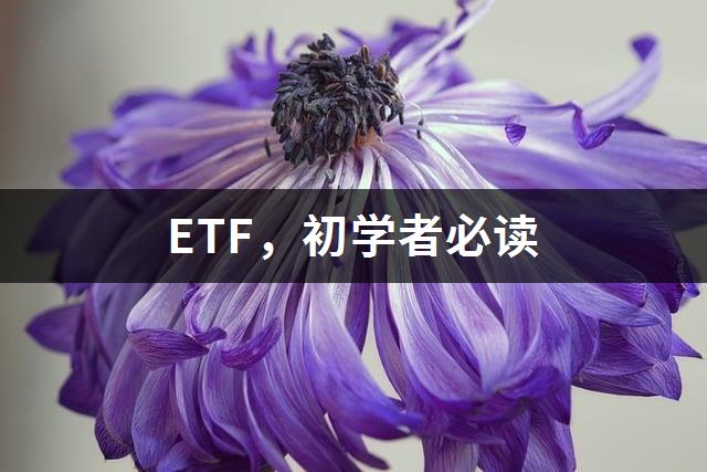 ETF，初学者必读-1